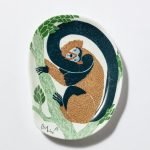 morita Miw 森田插畫瓷碟 - 猴子